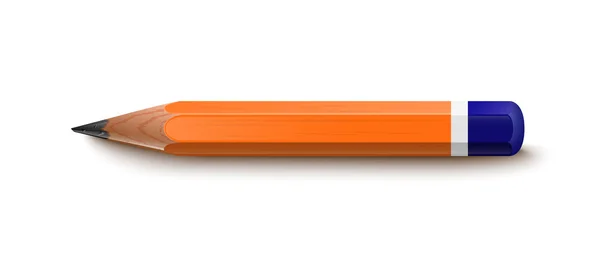 Ceruza ikon elszigetelt fehér alapon — Stock Vector