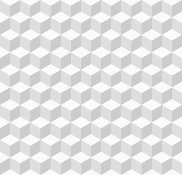 Hvit geometrisk sømløs bakgrunn – stockvektor