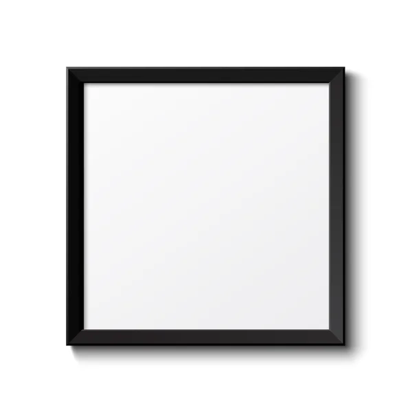 Marco realista aislado sobre fondo blanco — Archivo Imágenes Vectoriales