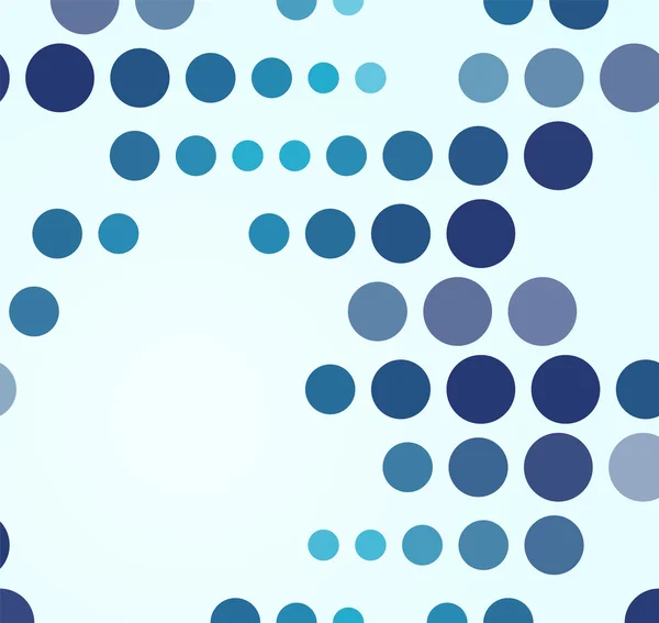 Blauer geometrischer abstrakter Hintergrund — Stockvektor