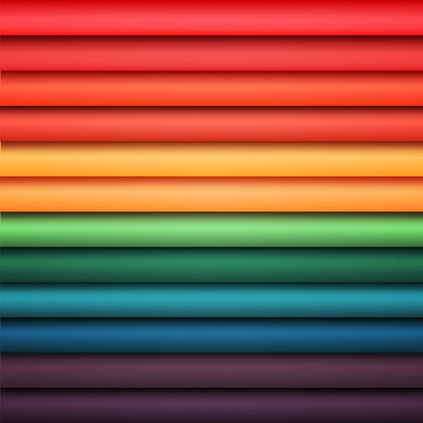 Arco iris abstracto líneas de colores — Vector de stock