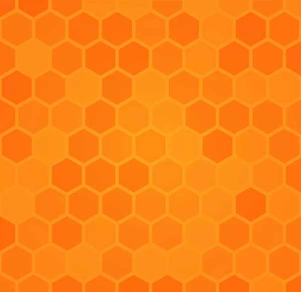 Résumé fond hexagonal en nid d'abeille — Image vectorielle