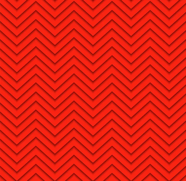 Red seamless zigzag geometric pattern — Stock Vector