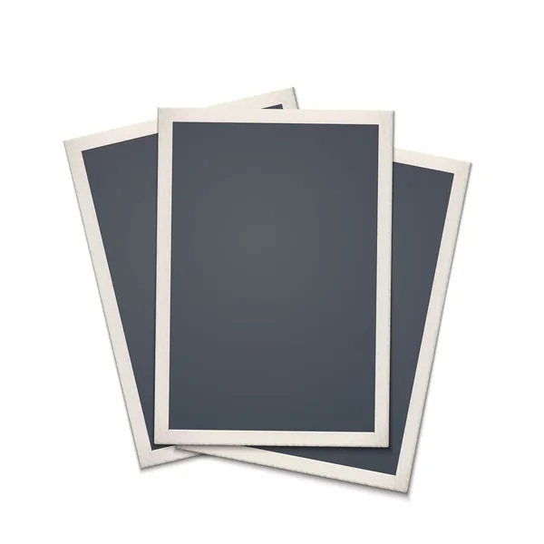 Blank retro photo frame — Stock Vector