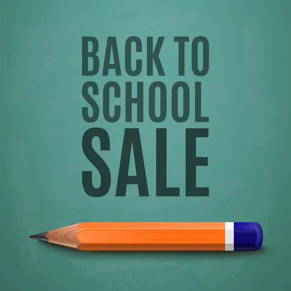 Poster di vendita per la scuola — Vettoriale Stock