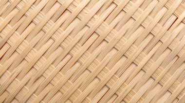 Ayrıntılı bir el işi bambu dokuma geçmişi. Rattan dokusu.