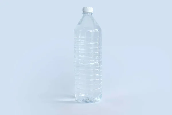 Plastic Bottle Drinking Water Isolated White Background — Stok Foto