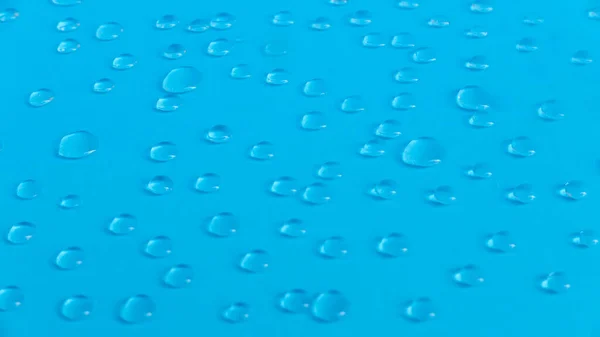 Water Drop Blue Background — Photo