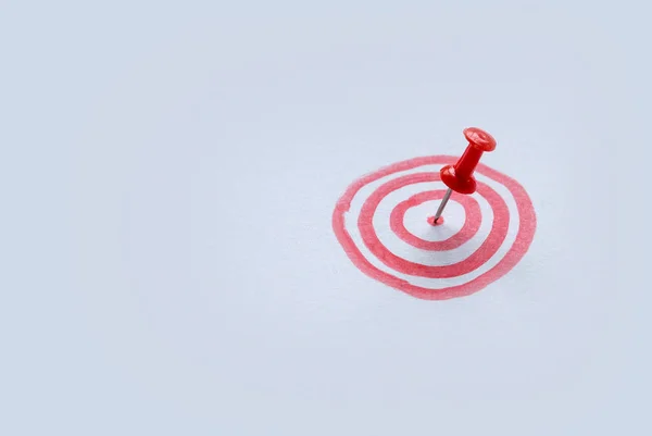 Selective Focus Bullseye Bulls Eye Target Red Dart Circle Red — стоковое фото