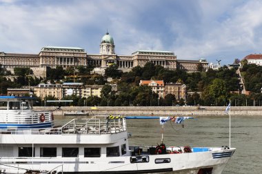 Budapeşte kale ve Tuna Nehri