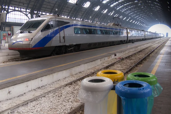 Train in Milan station — Stock Photo, Image