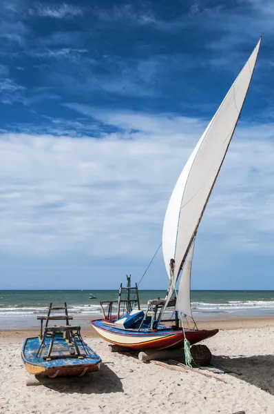 Brazilian Jangadas — Stock Photo, Image