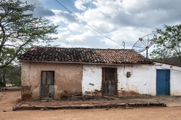 Casa di fango in Brasile — Foto Stock