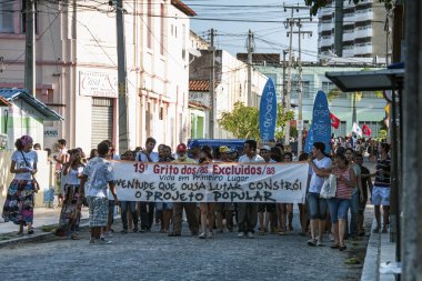 Brezilya'nın bağımsızlığını gün popüler protesto