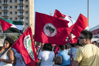 Brezilya'nın bağımsızlığını gün popüler protesto