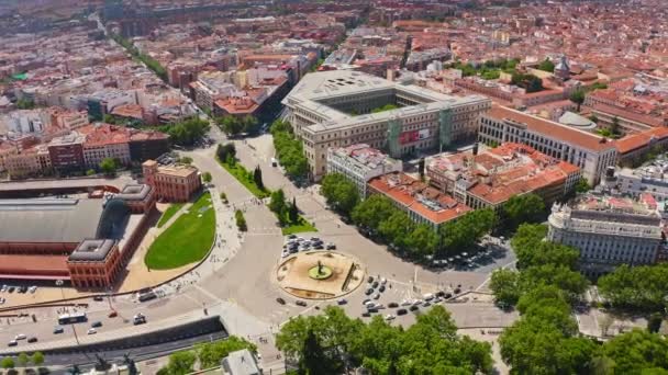 Aerial View Big Old City Famous Attraction Train Station Largest — Vídeo de Stock