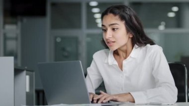 Young excited woman losing online gambling game upset female office worker works on laptop getting frustrated due to sudden disconnection internet connection loses important information makes mistake