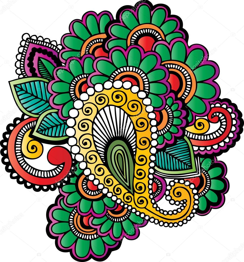 Henna tattoo Stock Vector Image by ©morrmota 14017813