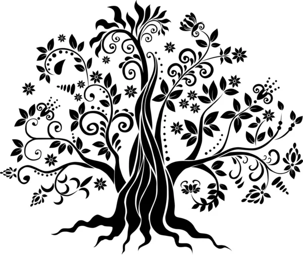 Fancy tree vector art — Stock Illustration Fancy tree vector art Vector Graphics