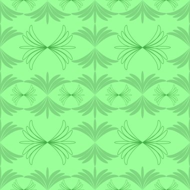 desen soyutlama grafikleri yeşil duvar kağıdı flora çiçek vektörü