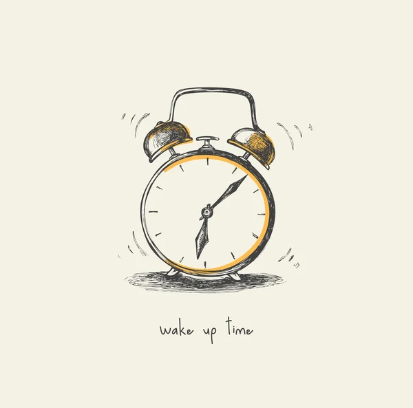 Horloge du matin — Image vectorielle