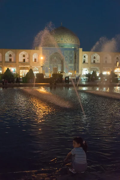 Esfahan mesquita quadrada — Fotografia de Stock