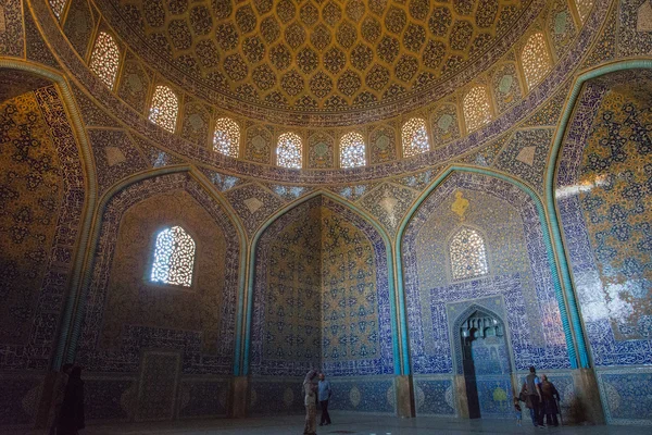 王のモスクの内側 ストックフォト
