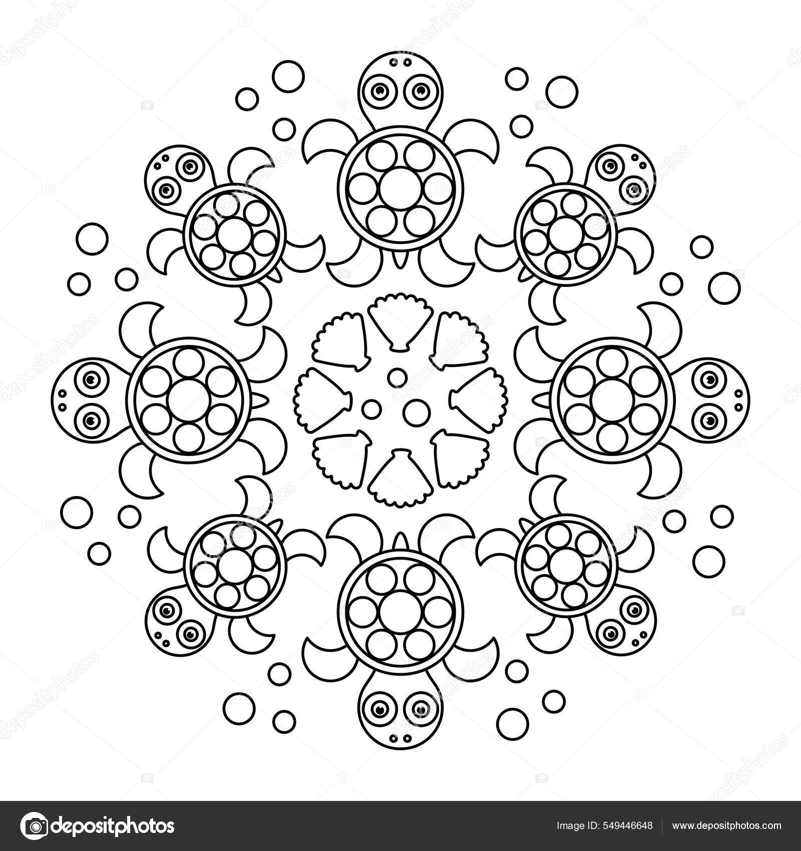 Coloriages Mandalas pour Enfants (Mandalas) – Dessins à colorier –  Coloriages à Imprimer Gratuits