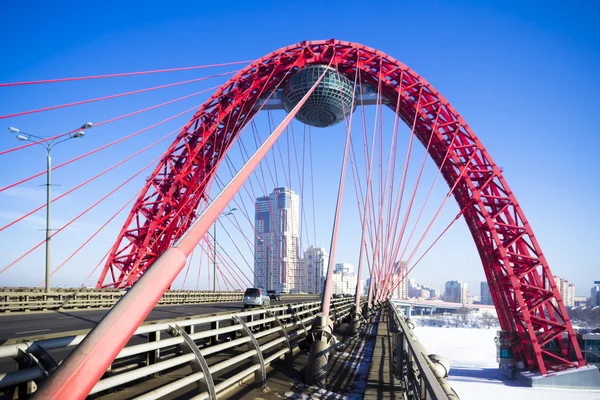 Kış Moskova Nehri Köprüsü