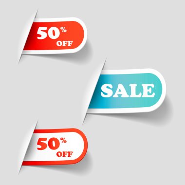 indirim Etiketler ve satış etiketi