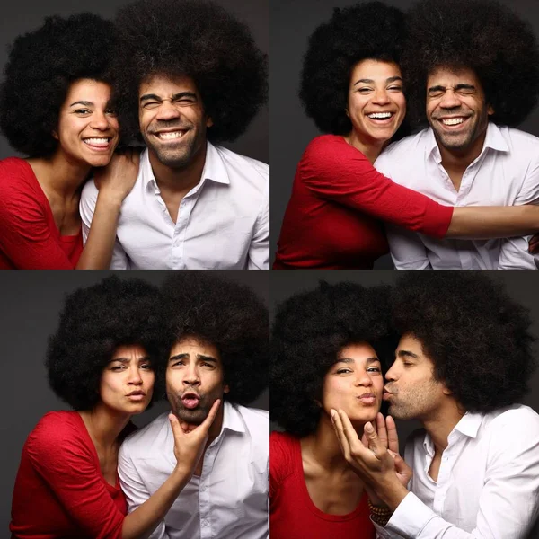 Lindo feliz amor casal juntos — Fotografia de Stock