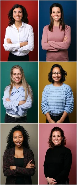 Group of people in a collage — Stock Photo, Image