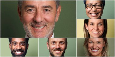 Güzel mutlu insanlar arka planda