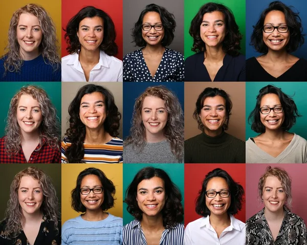 Hermosa gente feliz en frente de un fondo —  Fotos de Stock