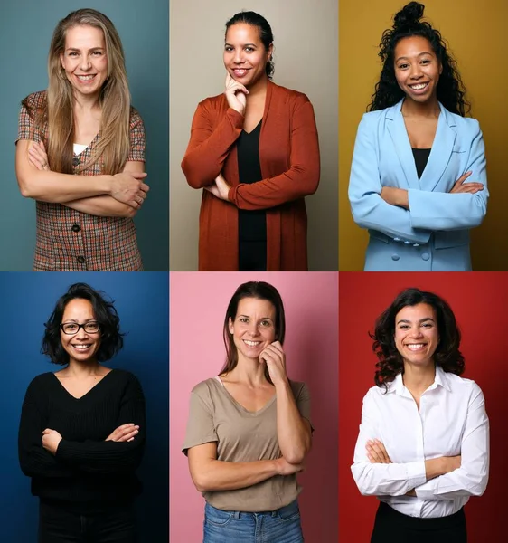 Schöne Menschen mit Mundschutz — Stockfoto