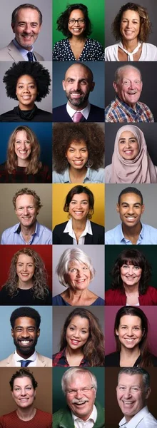 Retratos de hermosas mujeres poderosas comerciales — Foto de Stock