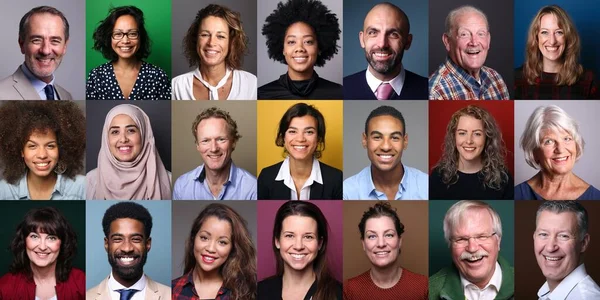 Ticari açıdan güçlü güzel kadınların portreleri.