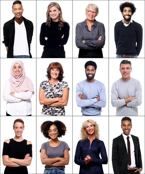 Porträts schöner, kommerziell starker Frauen — Stockfoto