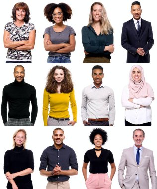 Güzel mutlu insanlar arka planda