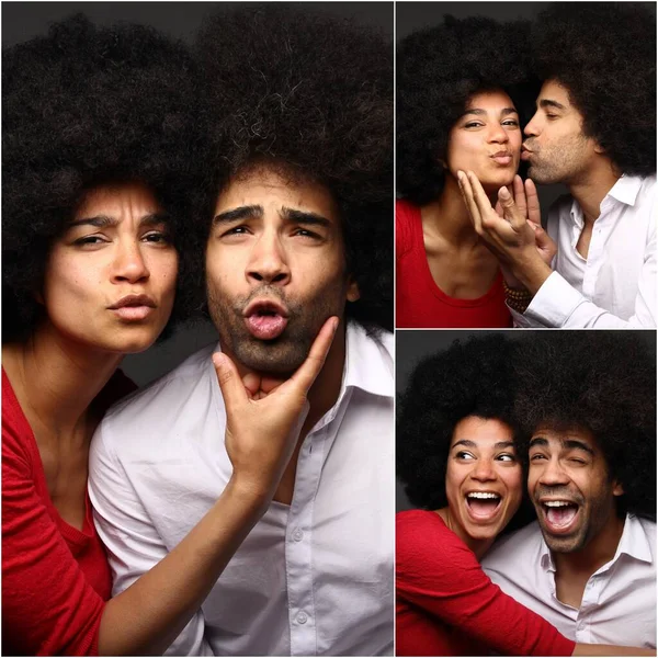 Lindo feliz amor casal juntos — Fotografia de Stock