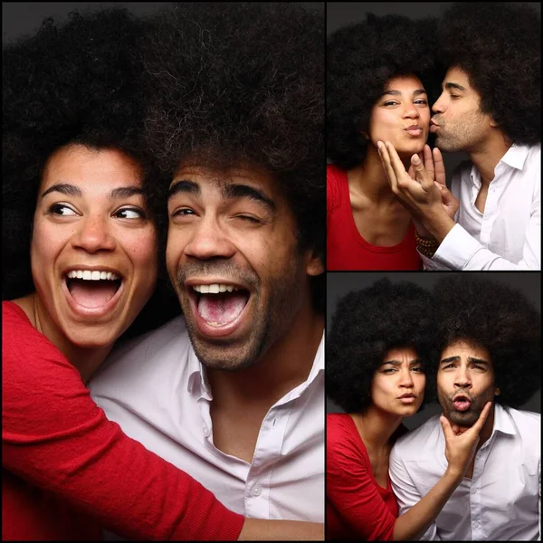 Vacker lycklig kärlek par tillsammans — Stockfoto