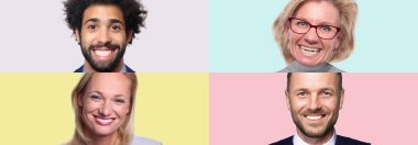 Arka planda bir grup güzel insan.