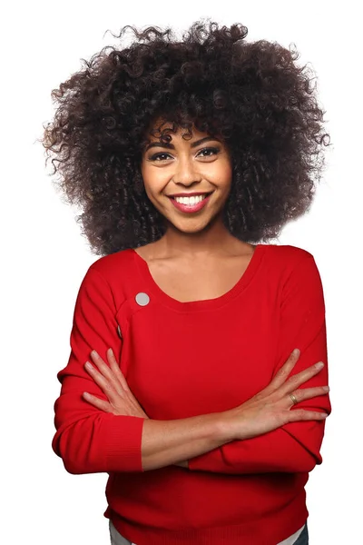 Renkli bir arka planda güzel bir kadın. 