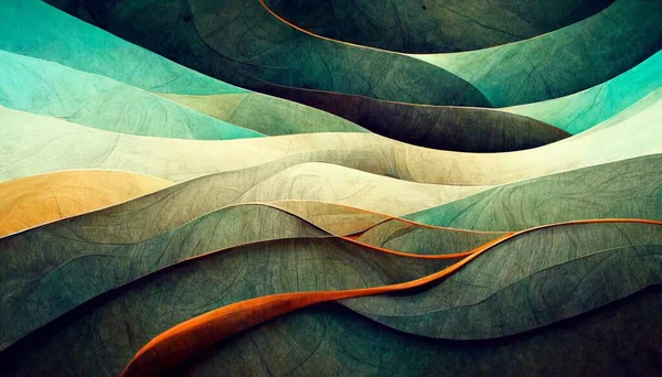 Dynamic curved lines with fluid flowing waves and curves. Abstract background.