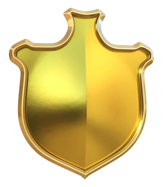 Golden shield — Stock Photo, Image