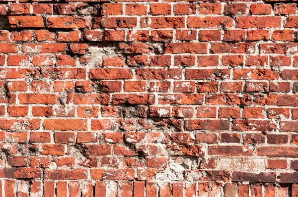 Äldre tegel vägg konsistens — Stockfoto