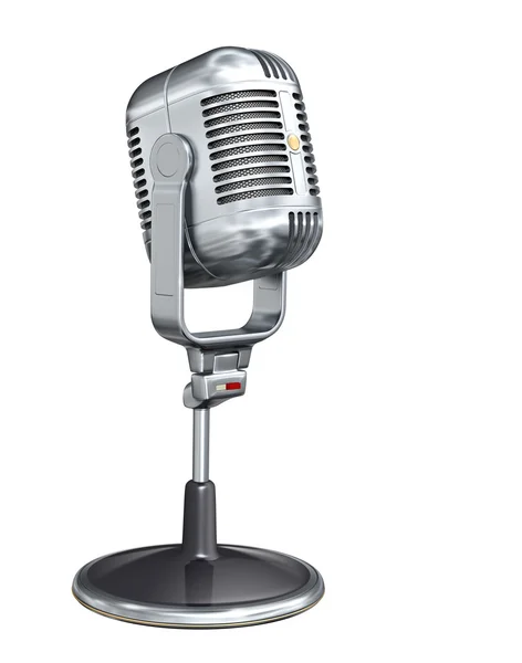 Retro microphone — Stock Photo, Image