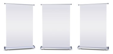 boş roll-up banner görüntü