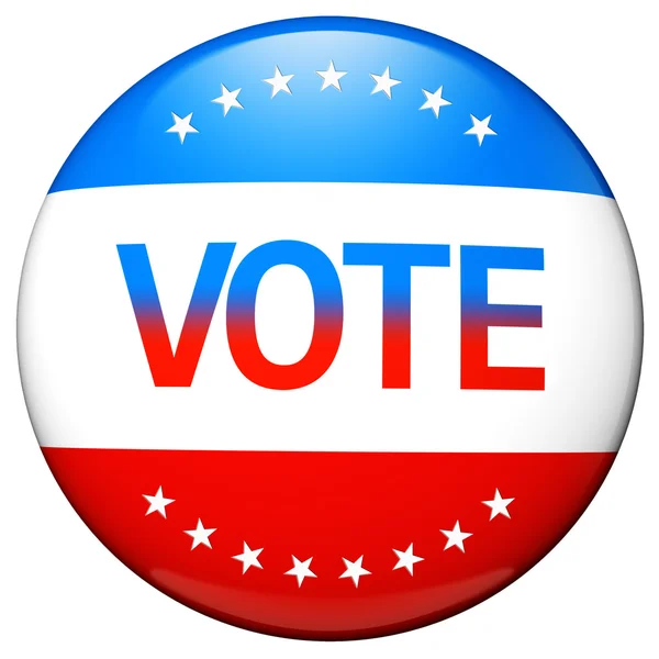 Vote election campaign badge — Stock Photo, Image