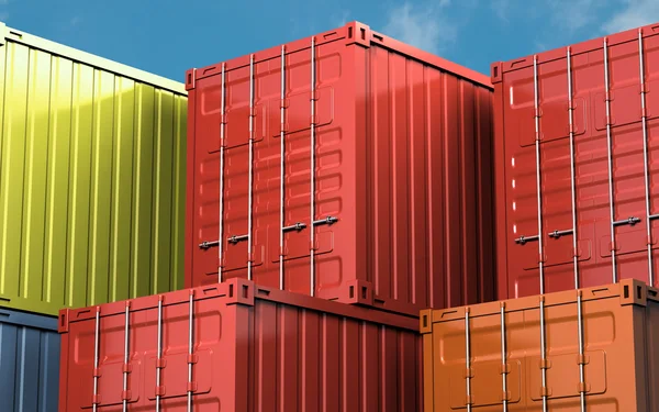 Cargo container — Stockfoto